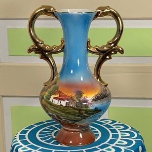 Portugal Hand Paint Porcelain Vase Pereiras Valado